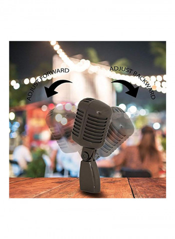 Dynamic Vocal Microphone With XLR Cable PDMICR68BK Black