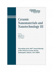 Ceramic Nanomaterials And Nanotechnology Iii Paperback