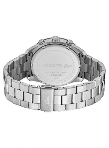 Men's Boston Water Resistance Stainless Steel Chronograph Watch 2011080
