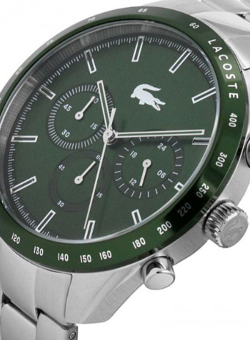 Men's Boston Water Resistance Stainless Steel Chronograph Watch 2011080