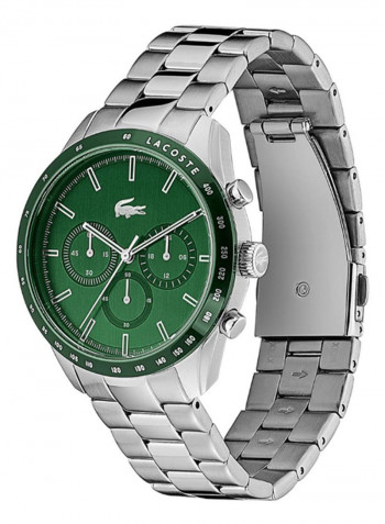 Men's Boston Water Resistance Stainless Steel Chronograph Watch 2011080