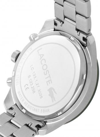 Men's Boston Water Resistance Stainless Steel Chronograph Watch 2011080