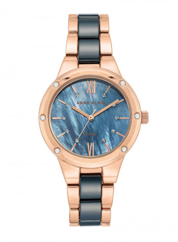 Women's Water Resistance Ceramic Analog Watch AK3758NVRG