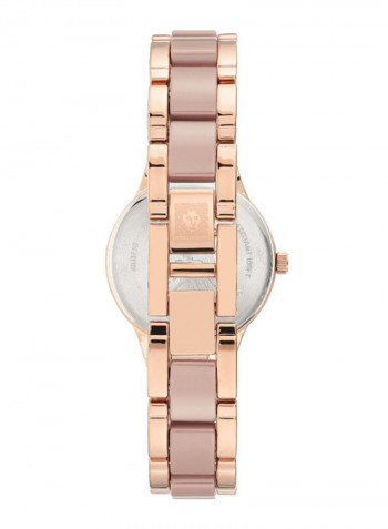 Women's Water Resistance Ceramic Analog Watch AK3758TPRG
