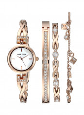 Women's Water Resistant Stainless Steel Analog Watch AK3082RGST