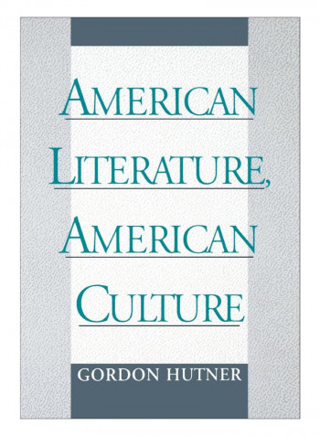 American Literature, American Culture Paperback