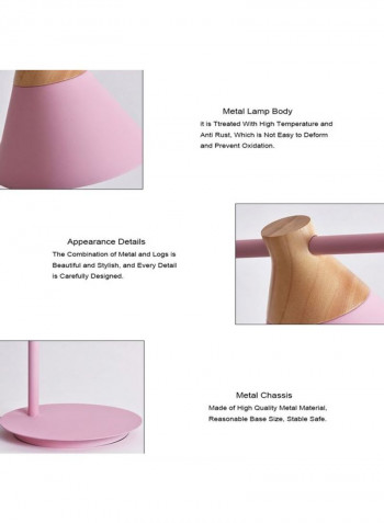 Macaron Floor Vertical Table Lamp Pink 58 x 35 x 21centimeter