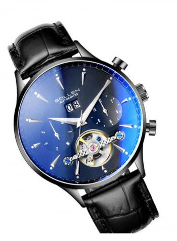 Men's Leather Chronograph Watch LEN67910