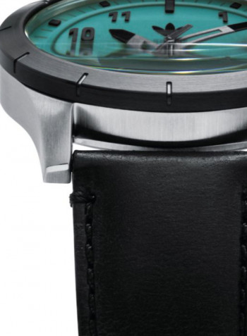 Men's Leather Analog Watch Z06-2960-00