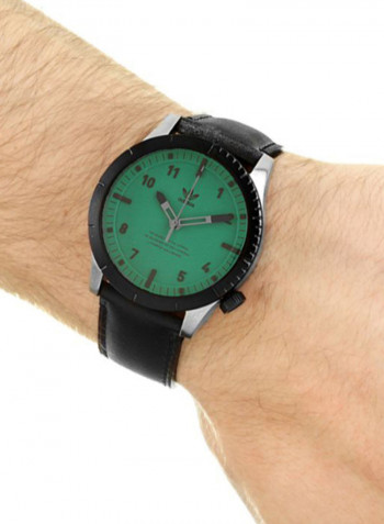Men's Leather Analog Watch Z06-2960-00