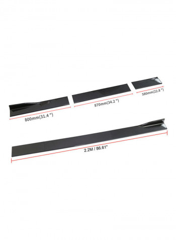 Pair Of Extensions Rocker Side Skirt Set