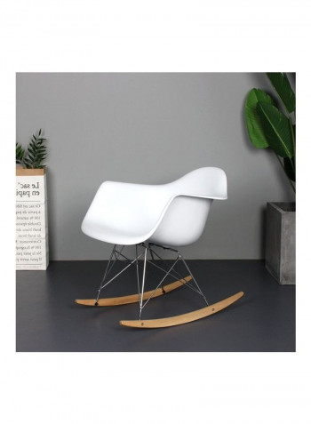 Armrest Rocking Chair White