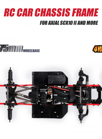 A2X-313C RC Car Chassis 275mm/10.8inch Wheelbase Chassis Frame 540 35T Motor 43cm