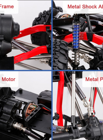 A2X-313C RC Car Chassis 275mm/10.8inch Wheelbase Chassis Frame 540 35T Motor 43cm