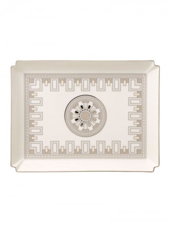 La Classica Contura Gifts Contura Plate White/Beige 280x210x29millimeter