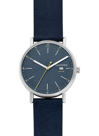 Men's Leather Analog Wrist Watch SKW6451