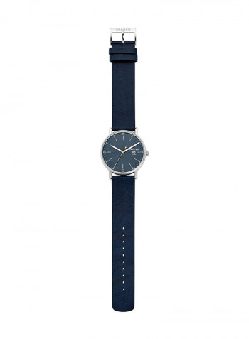 Men's Leather Analog Wrist Watch SKW6451