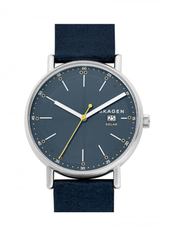 Men's Leather Analog Watch SKW6451