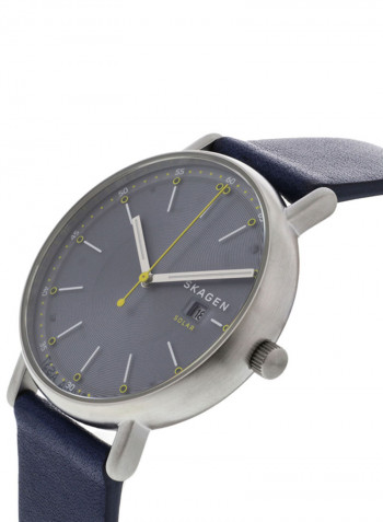 Men's Leather Analog Watch SKW6451