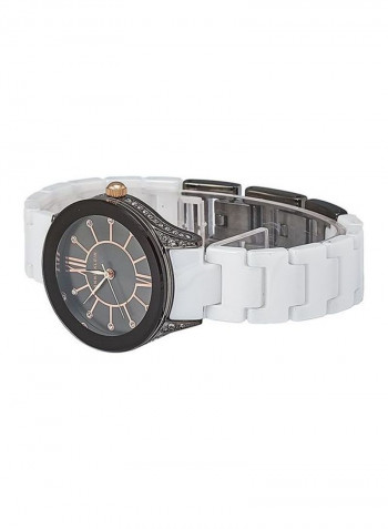 Women's Ceramic Analog Watch AK2389GYWT