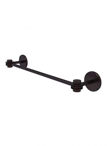 Orbit One Collection Brass Towel Bar Brown 24inch