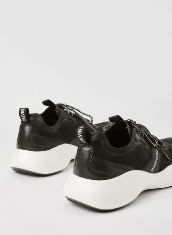 Lace-Up Chunky Sneakers Black