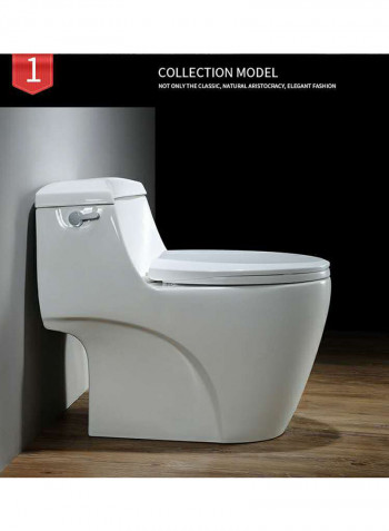 Daul flushing Siphon Jet Toilet White 700x490x670millimeter