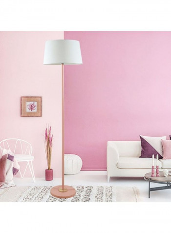 Foot Switch Macaron Floor Lamp Pink/White