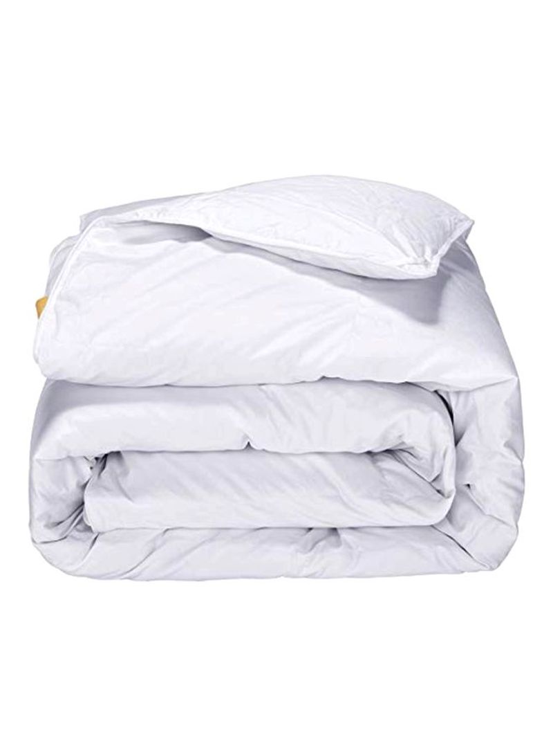 Cotton And Goose Down Comforter White 104x88inch
