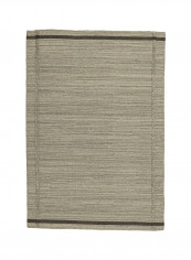 Flatwoven Handmade Area Rug Beige 195 x 133centimeter