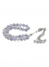 Ametrine Prayer Beads With Sterling Silver Components