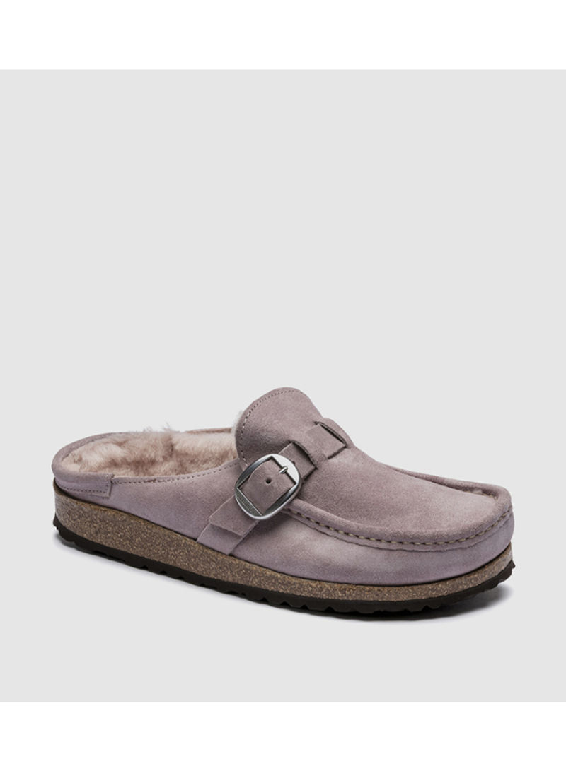 Suede Leather Loafer Purple