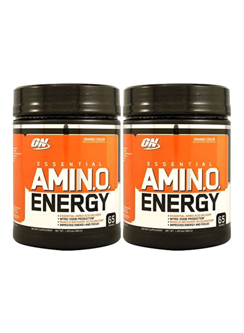 Pack Of 2 Essential Amin.O Energy - Orange Cooler - 585 Gram