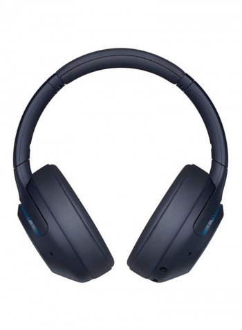 WH-XB900N Extra Bass Bluetooth Over-Ear Headphones With Mic Blue