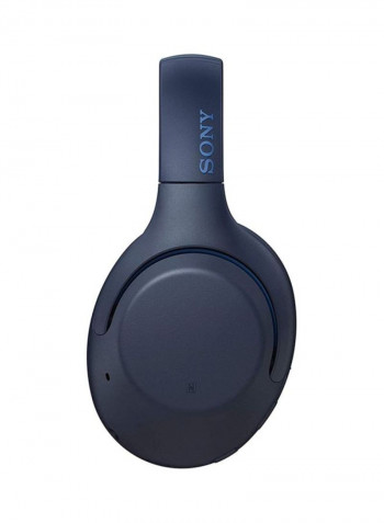 WH-XB900N Extra Bass Bluetooth Over-Ear Headphones With Mic Blue