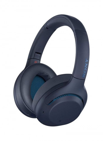 WH-XB900N Extra Bass Bluetooth Over-Ear Headphones With Mic Blue