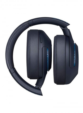 WH-XB900N Extra Bass Bluetooth Over-Ear Headphones With Mic Blue