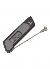 Thermocouple Surface Grill Thermometer Black/Silver 6.75x 2x0.75inch