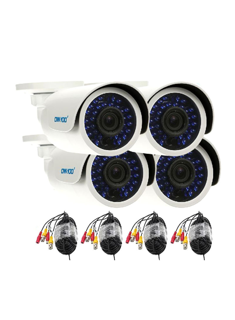 4-Piece CCTV Camera Set