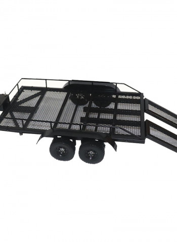 Metal Heavy-Duty Trailer Cargo Carrier Kit For 1/10 Traxxas HSP Redcat RC4WD Tamiya Axial SCX10 D90 HPI RC Crawler Car 52 X 9 X 28cm