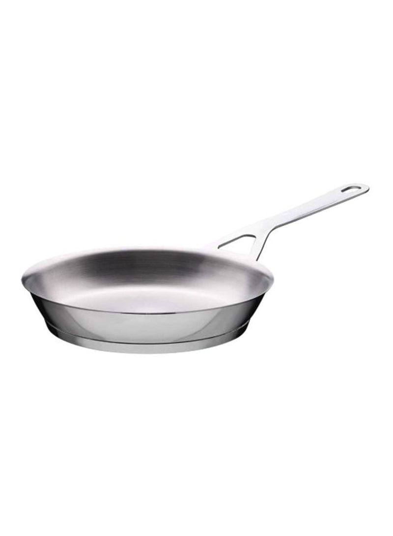 Stainless Steel Frying Pan Silver 20inch