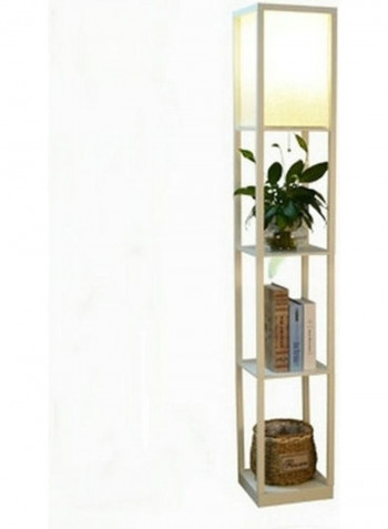 Bedroom Bedside Floor Lamp White 28x28x163centimeter