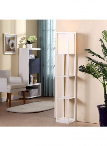 Bedroom Bedside Floor Lamp White 28x28x163centimeter