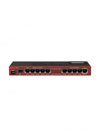Ethernet LAN Router Black/Red