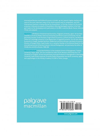 International Business And Political Economy Hardcover