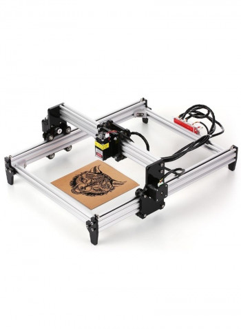 DIY Desktop Laser Engraving Machine Silver/Black 50.5centimeter