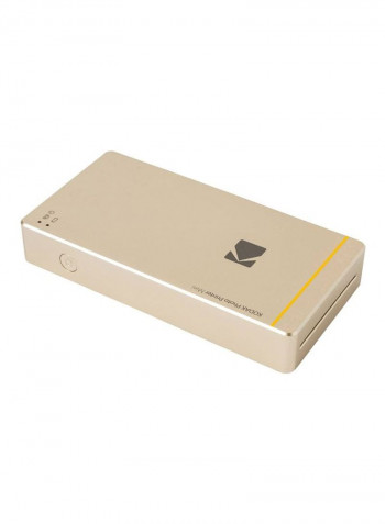 Mini Portable Mobile Instant Photo Printer 2.1x3.4inch Gold