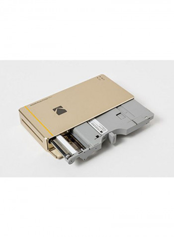 Mini Portable Mobile Instant Photo Printer 2.1x3.4inch Gold