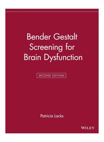 Bender Gestalt Screening For Brain Dysfunction Paperback 2nd