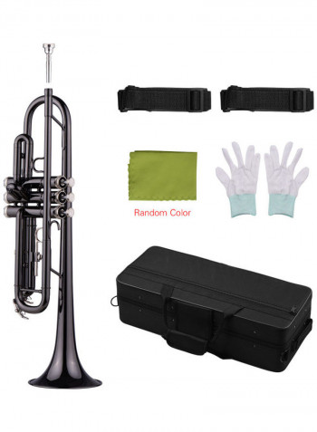 Brass Plated Trumpet Kit for Beginners